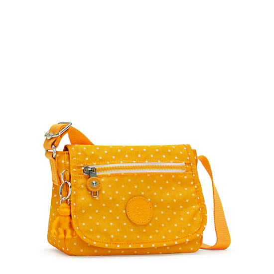 Kipling Sabian Classic Printed Crossbody Mini Bag Soft Dot Yellow | CA 1339AH